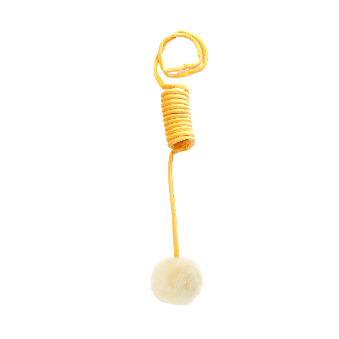 Interactive cat elastic toy